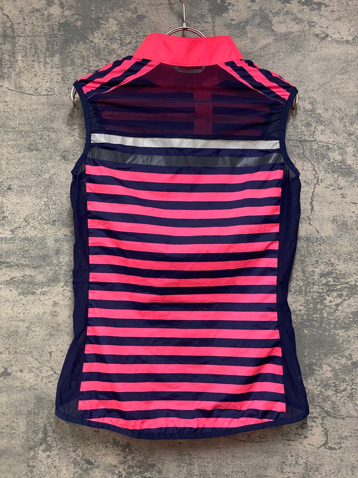 JV438 ラファ Rapha WOMEN'S BREVET GILET ジレ サイクルベスト 総柄 S