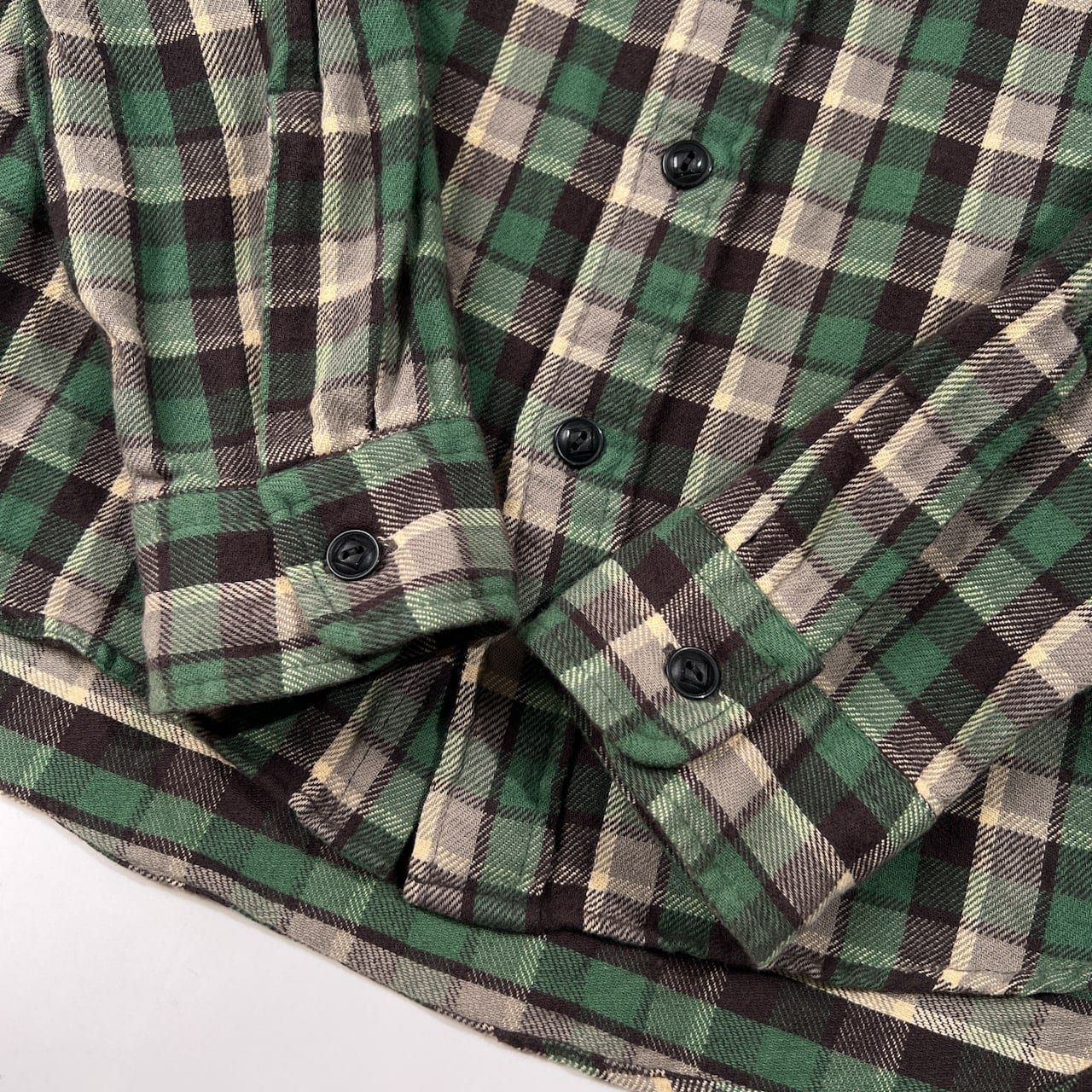 美品 RRL ダブルアールエル チェック柄 両胸ポケット ネルシャツ 長袖