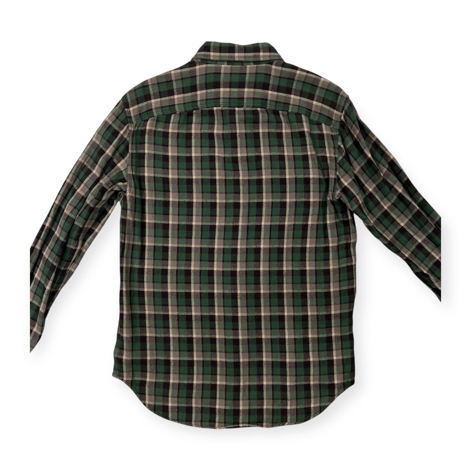 美品 RRL ダブルアールエル チェック柄 両胸ポケット ネルシャツ 長袖