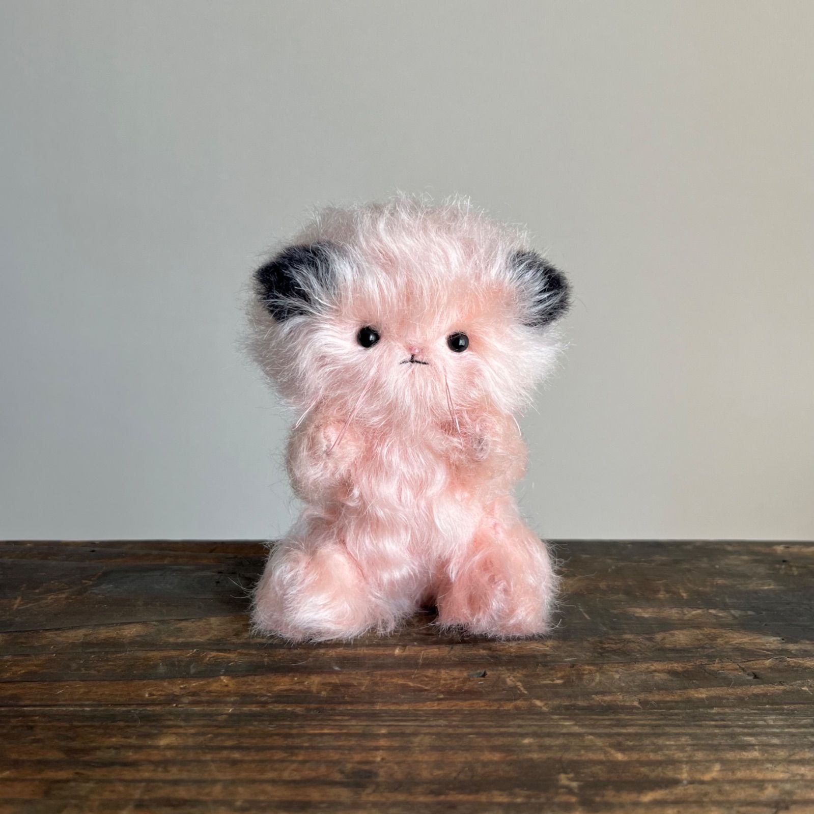 恋してる子 ｝ ぬいぐるみ 作家 ねこ テディベア ハンドメイド