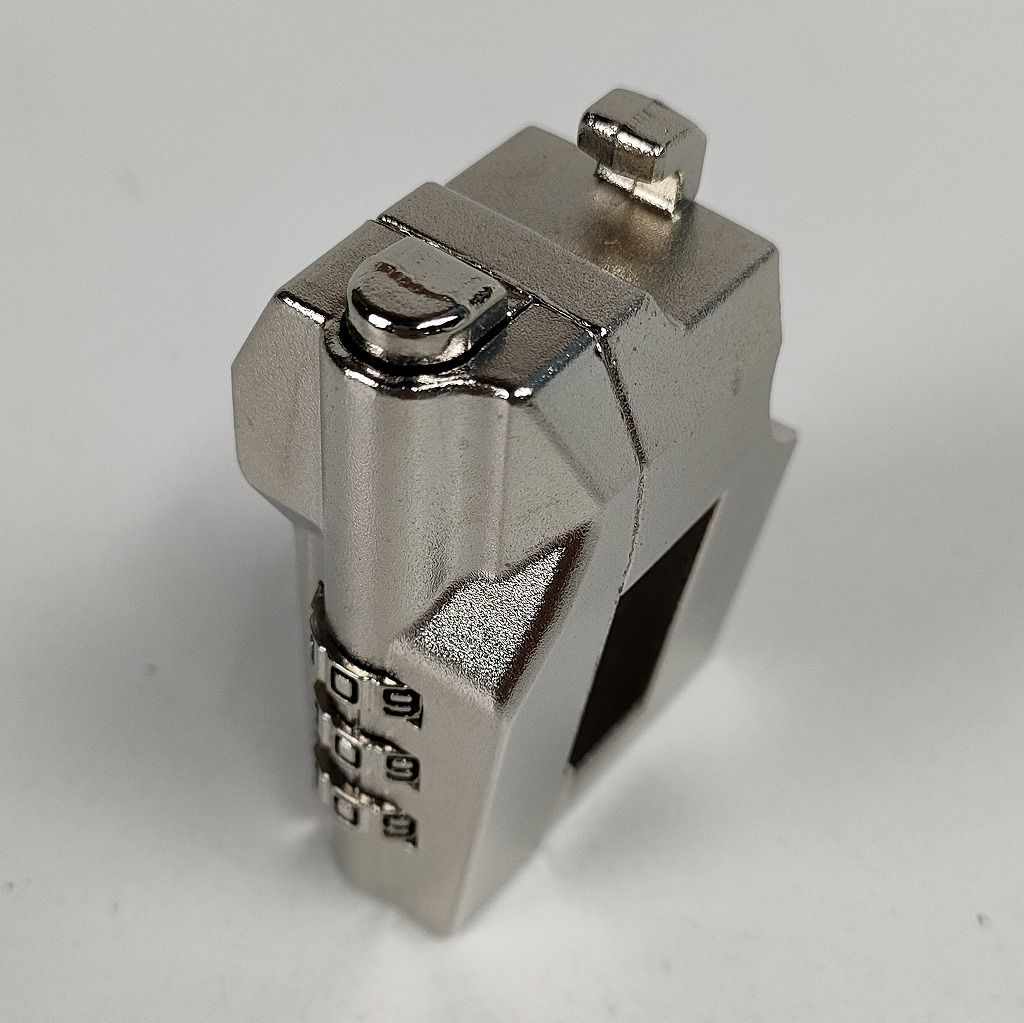 ヘルメットロック ダイヤルタイプ シルバー Φ22.2またはΦ25.5mm