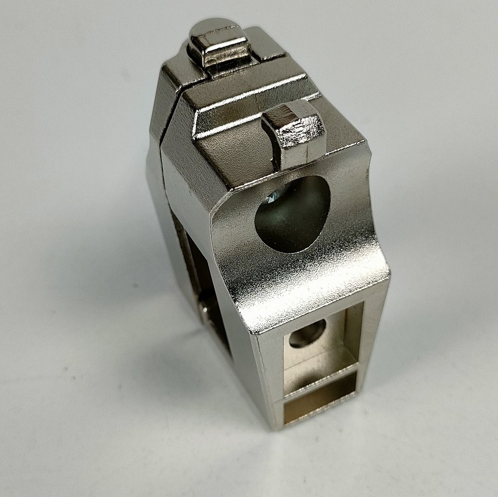 ヘルメットロック ダイヤルタイプ シルバー Φ22.2またはΦ25.5mm