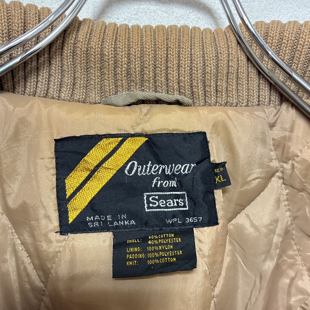 Sears】 70s Padded Pharaoh Jacket Vintage Plain 中綿入りファラオ