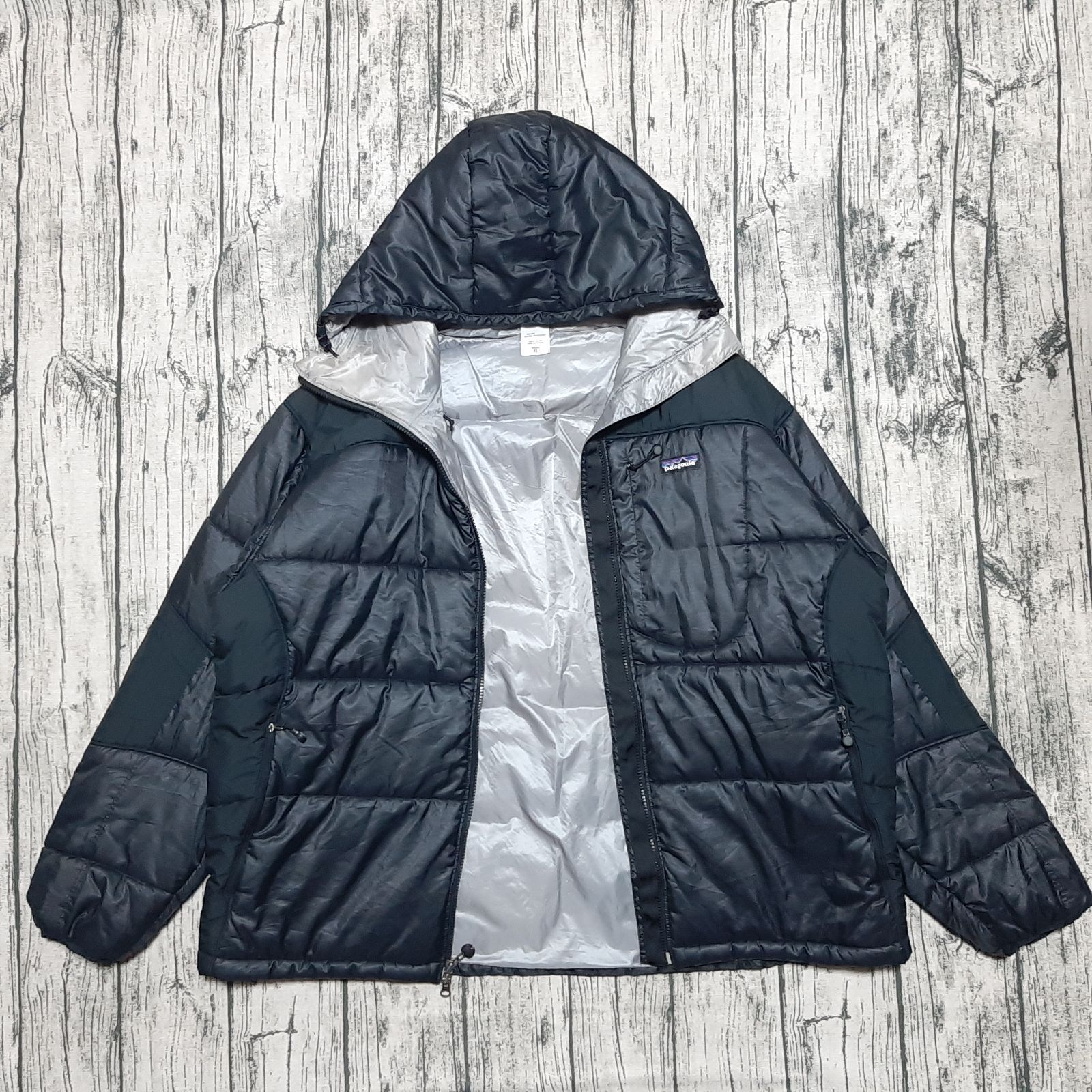 size XL】patagonia Das Parka Black Silver 2007 パタゴニア ダス