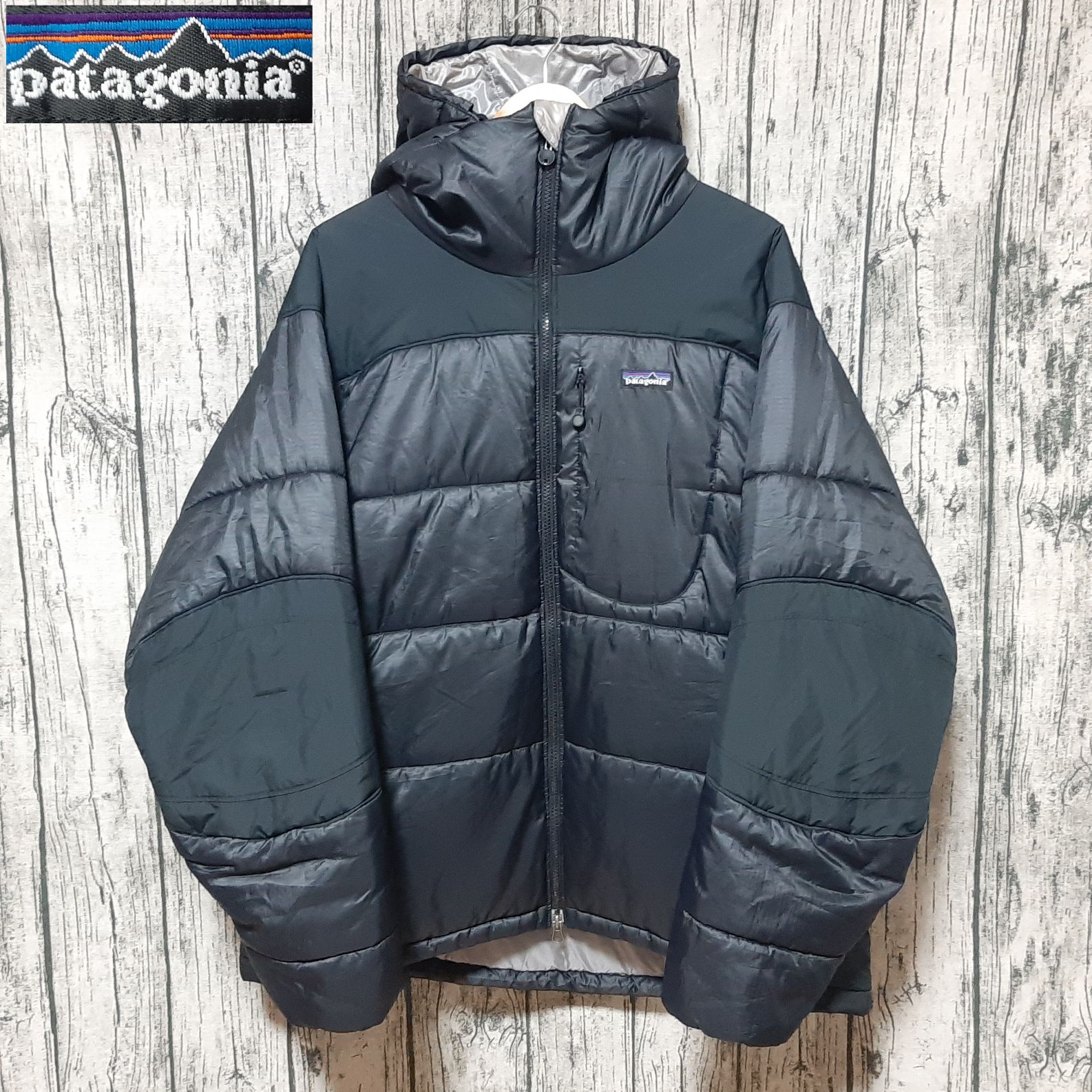 size XL】patagonia Das Parka Black Silver 2007 パタゴニア ダス