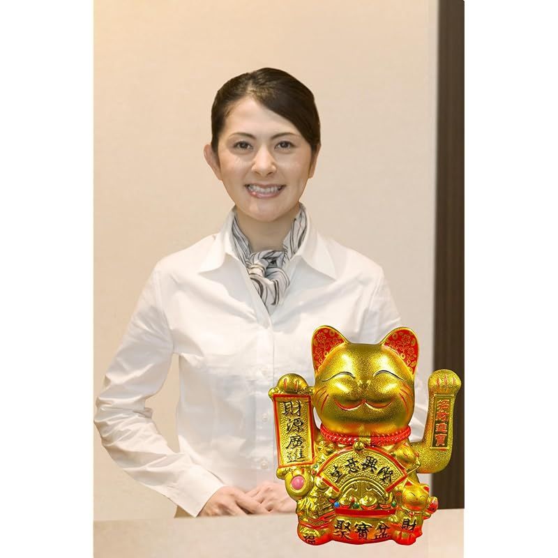 【数量限定】電動 招き猫 手が動く 陶器 大型 座布団付 乾電池/USB給電 開 Amazon.co.jp: YRO 電動 金色 招き猫 手が動く 座布団 まねき猫 乾電池