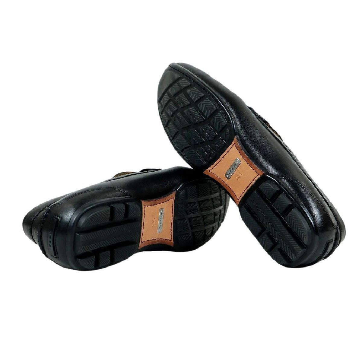 REGALブラックレザーローファー半額以下！超美品！ S3714】【極美品】REGAL リーガル ローファー レザーシューズ ビジネス