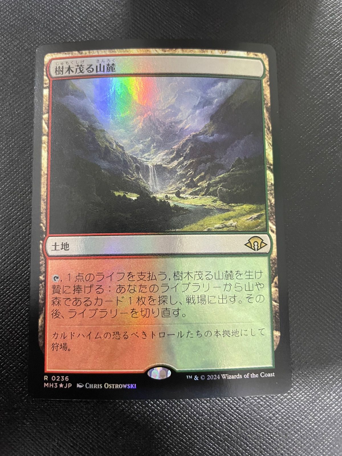 MTG・土地】樹木茂る山麓（FOIL） - メルカリ