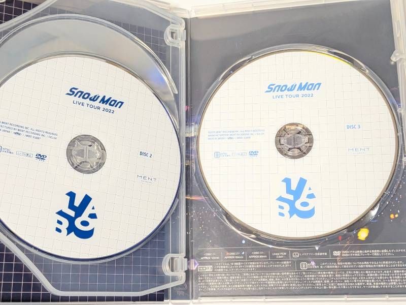 Snow Man 通常盤 ライブDVD 2点セット LIVE TOUR 2021 Mania / LIVE