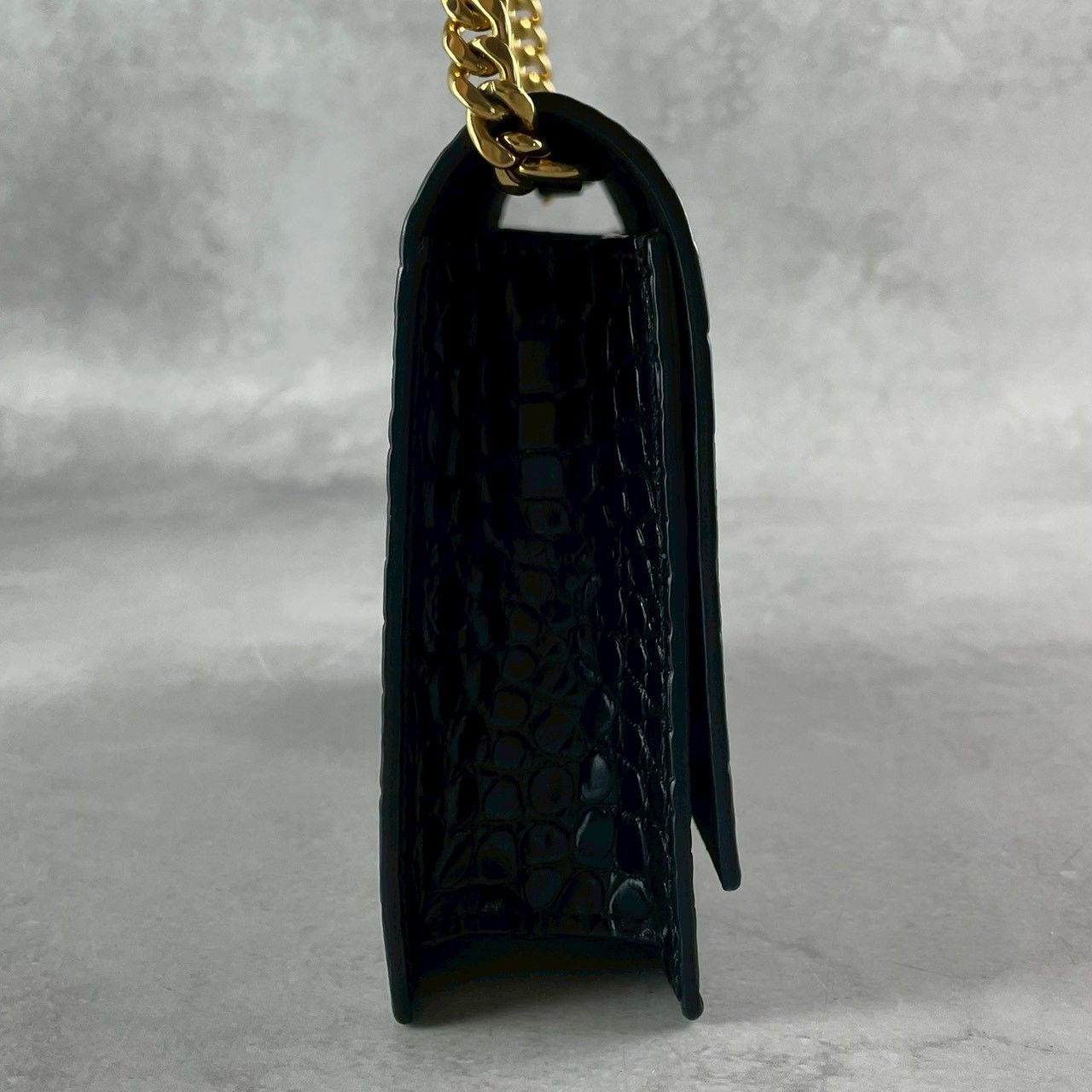 【未使用】アレキサンダーマックィーン　スカル柄ケース　ブラック 未使用級✨Alexander McQueen SKULL BAG アレキサンダーマックイーン