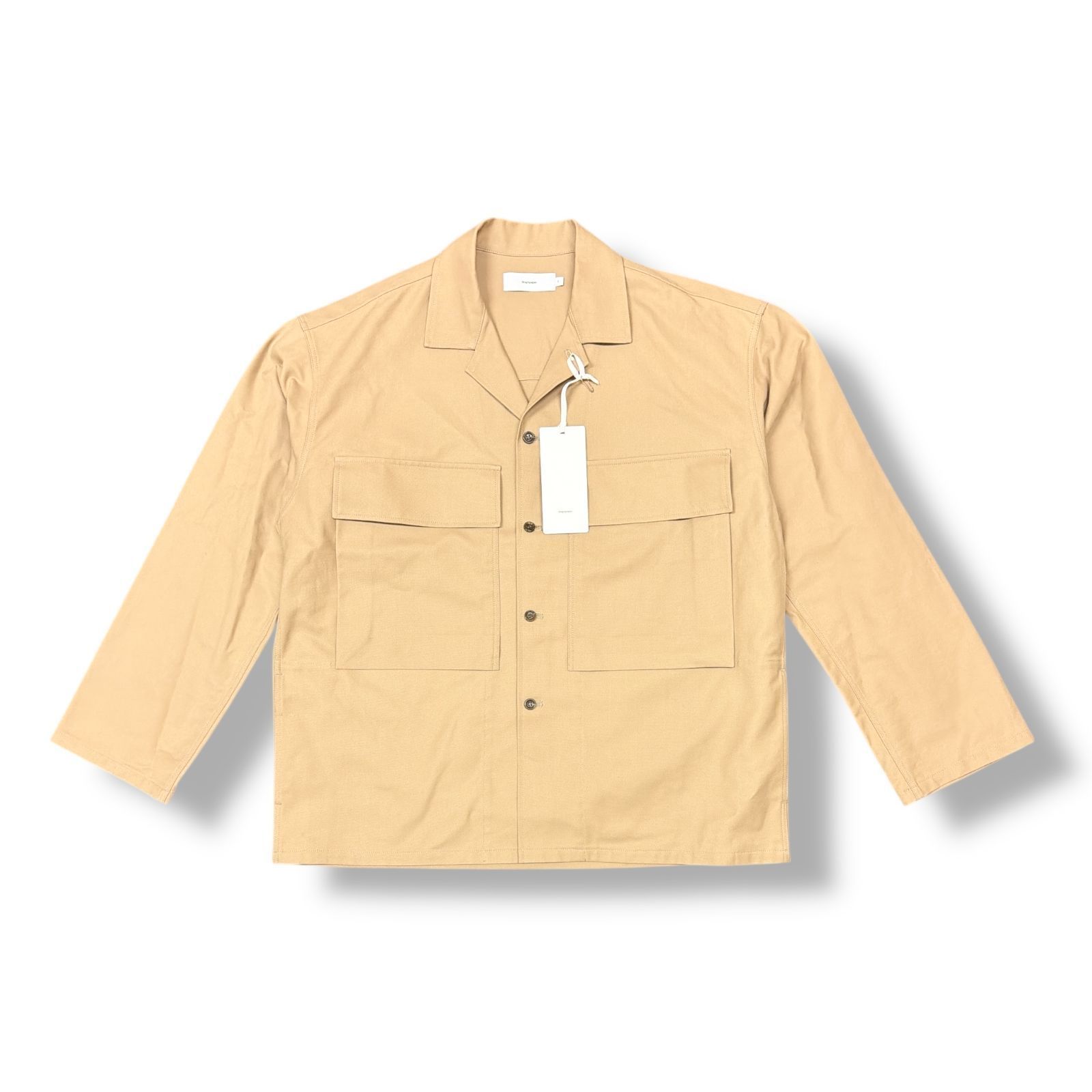Double Cloth Peach Military Shirtグラフペーパー 参考上代39600円 Graphpaper 20AW Double Cloth Peach Military Shirt