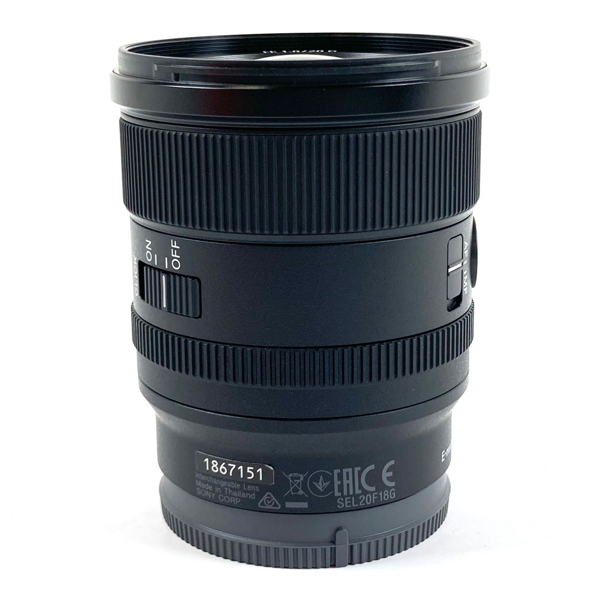 ソニー SONY FE 20mm F1.8 G SEL20F18G 一眼カメラ用レンズ（オート