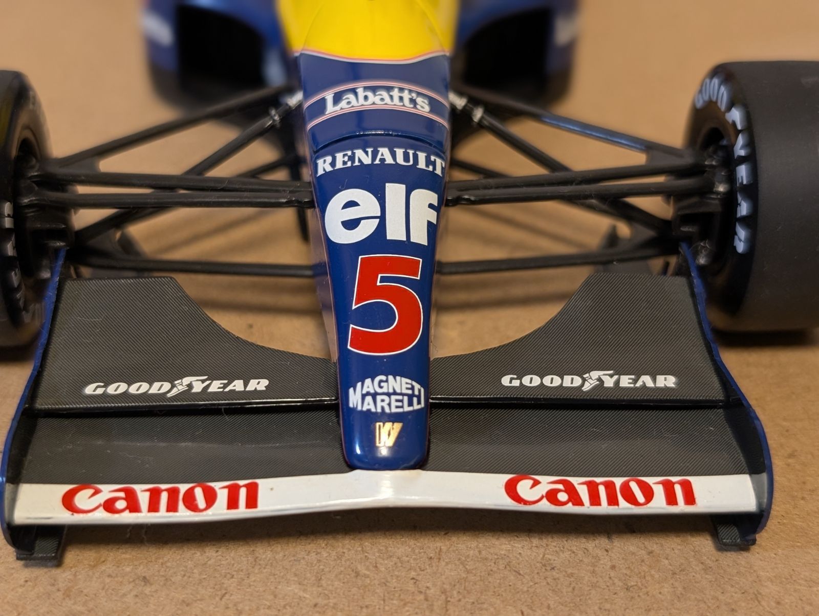 説明要確認 1/18ミニチャンプスウィリアムズFW14ナイジェル・マンセル