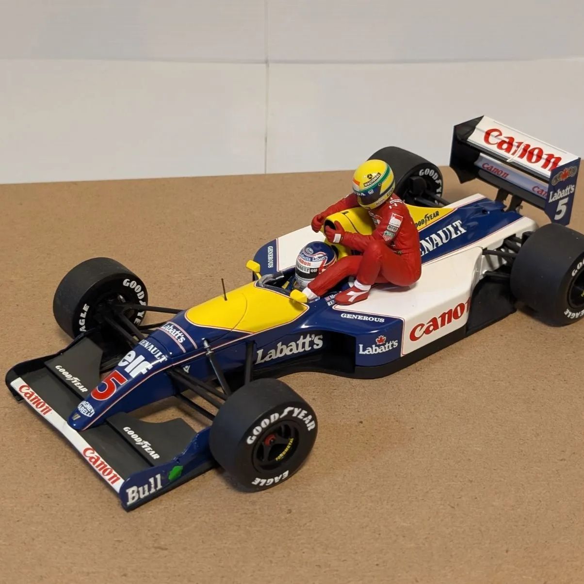 説明要確認 1/18ミニチャンプスウィリアムズFW14ナイジェル・マンセル