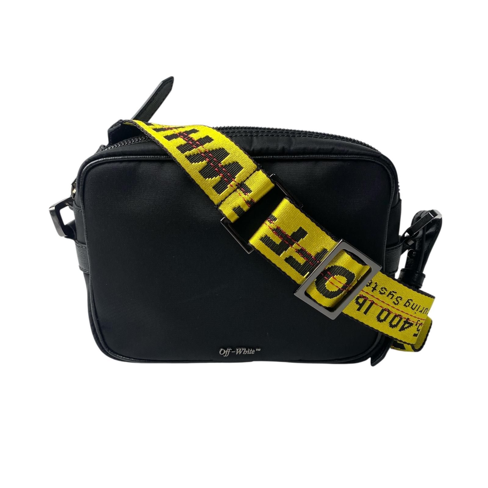 美品 オフホワイト off-white メンズ ショルダーバッグ カメラバッグ 
