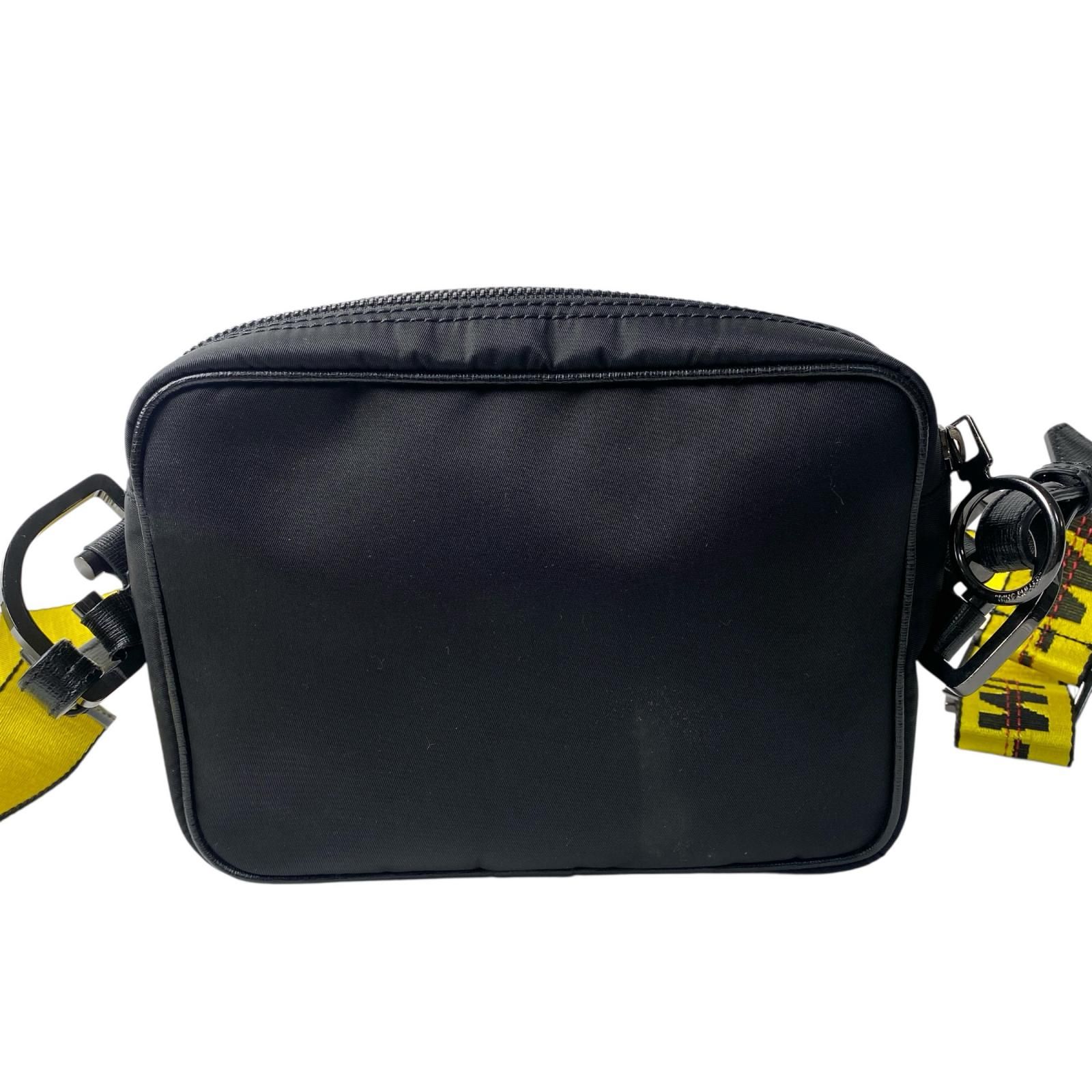 美品 オフホワイト off-white メンズ ショルダーバッグ カメラバッグ 