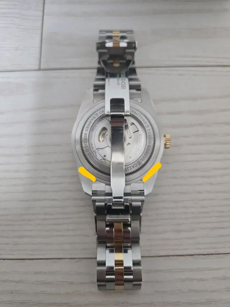  チューダー グラマー ダブルデイト コンビ スタンプ 状態 傷なし 良し ビジネスカジュアル 自動巻き時計 腕時計(アナログ)