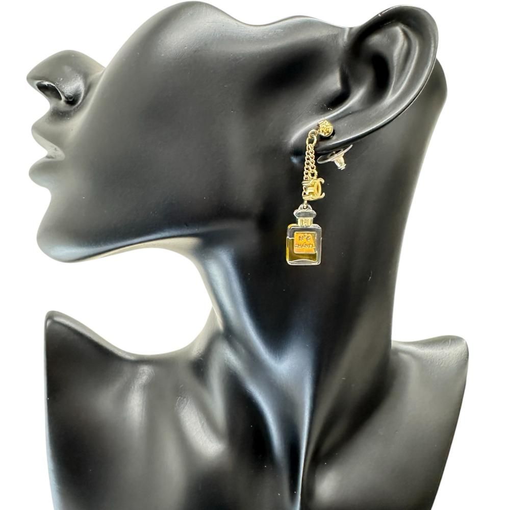 CHANEL/シャネル】香水瓶モチーフ ピアス ココマーク GP 5.4g 09A