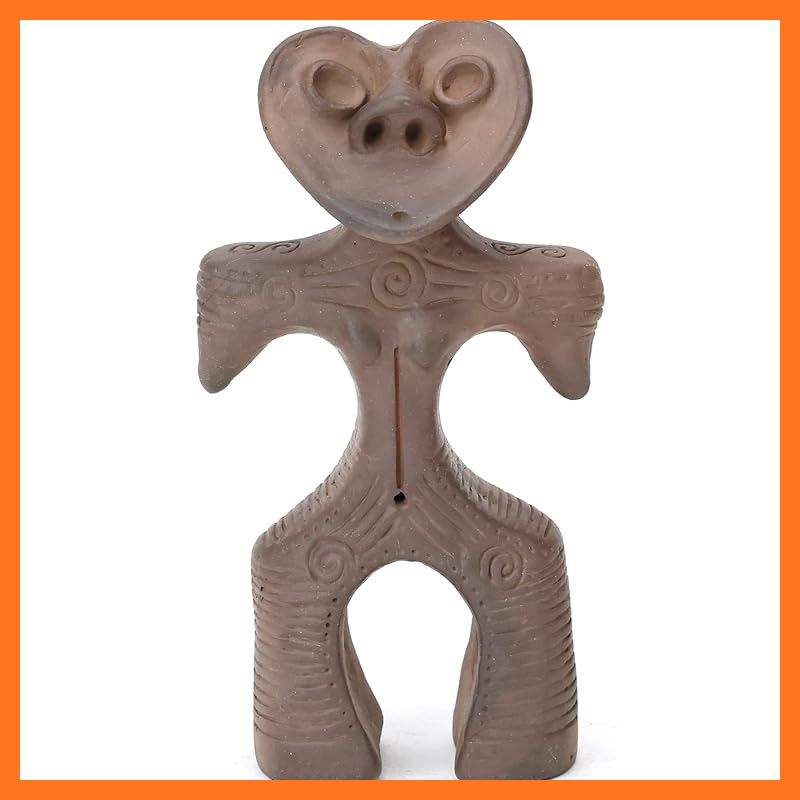 新品】 ハート土偶 群馬県出土 縄文 土偶 大 （高さ18.5）陶器製複製品