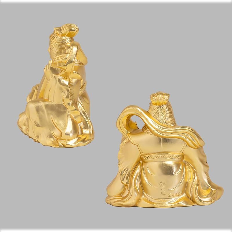 新品】 開運七福神 弁財天 （金メッキ/24金）仏師：牧田秀雲 原型＿