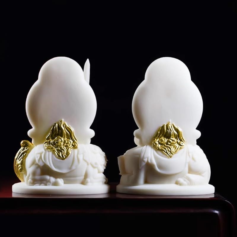 新品】 YUYAKESHI 菩薩 置物 厄除け 普賢 文殊 インテリア 風水 仏像