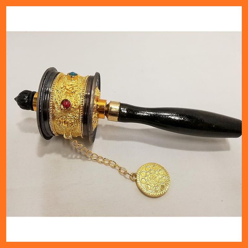 新品】 マニ車 西蔵 （チベット） 仏教 転経器 マニコロ 法具 仏具