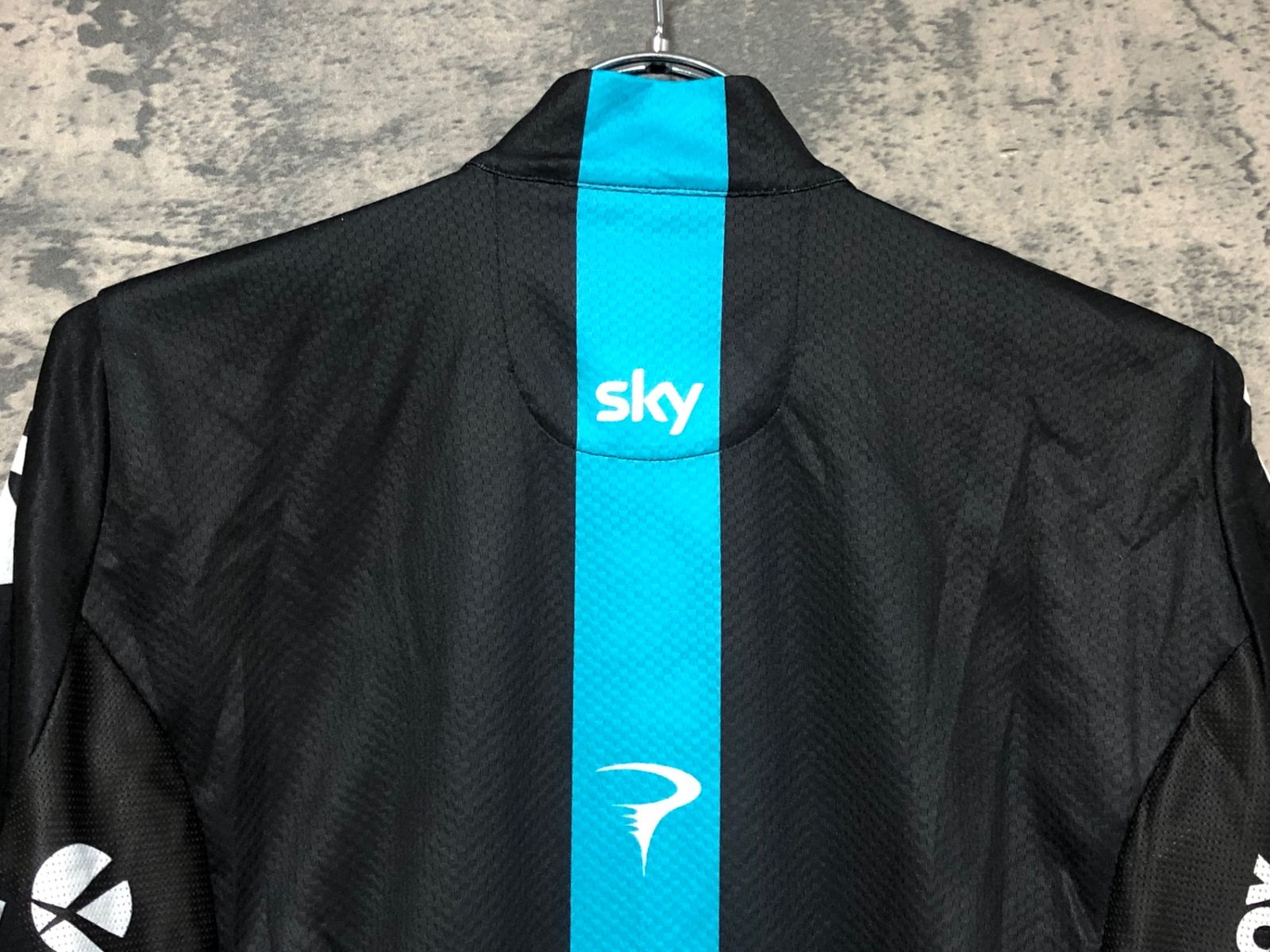 JV913 カステリ CASTELLI 半袖 サイクルジャージ 黒 M TEAM Sky
