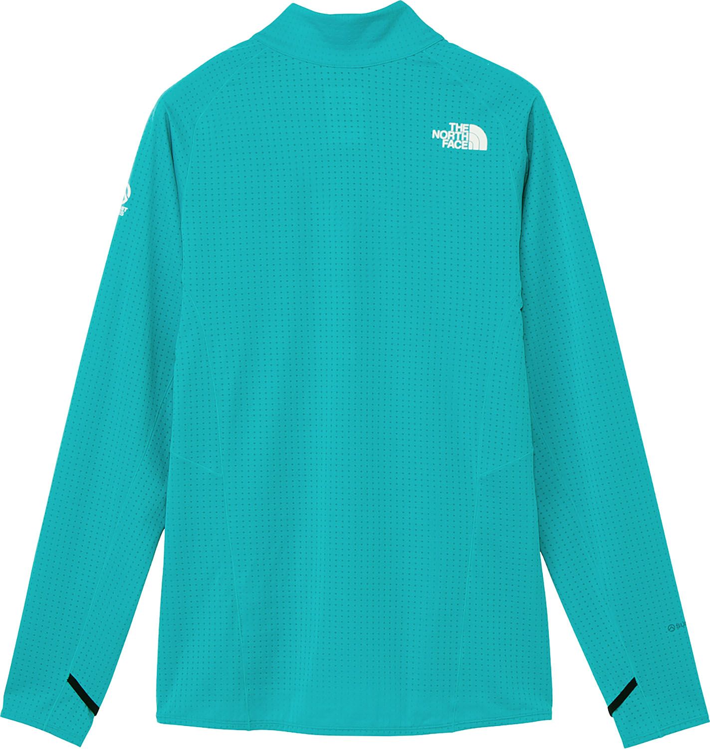 ザ ノース フェイス THE NORTH FACE アウトドア エクスペディションドライドットジップハイ メンズ レディース 長袖 トップス インナー ドライ 吸汗速乾 抗菌防臭 保温 登山 トレーニング 運動 立ち襟 NT 12522 AQ アクア