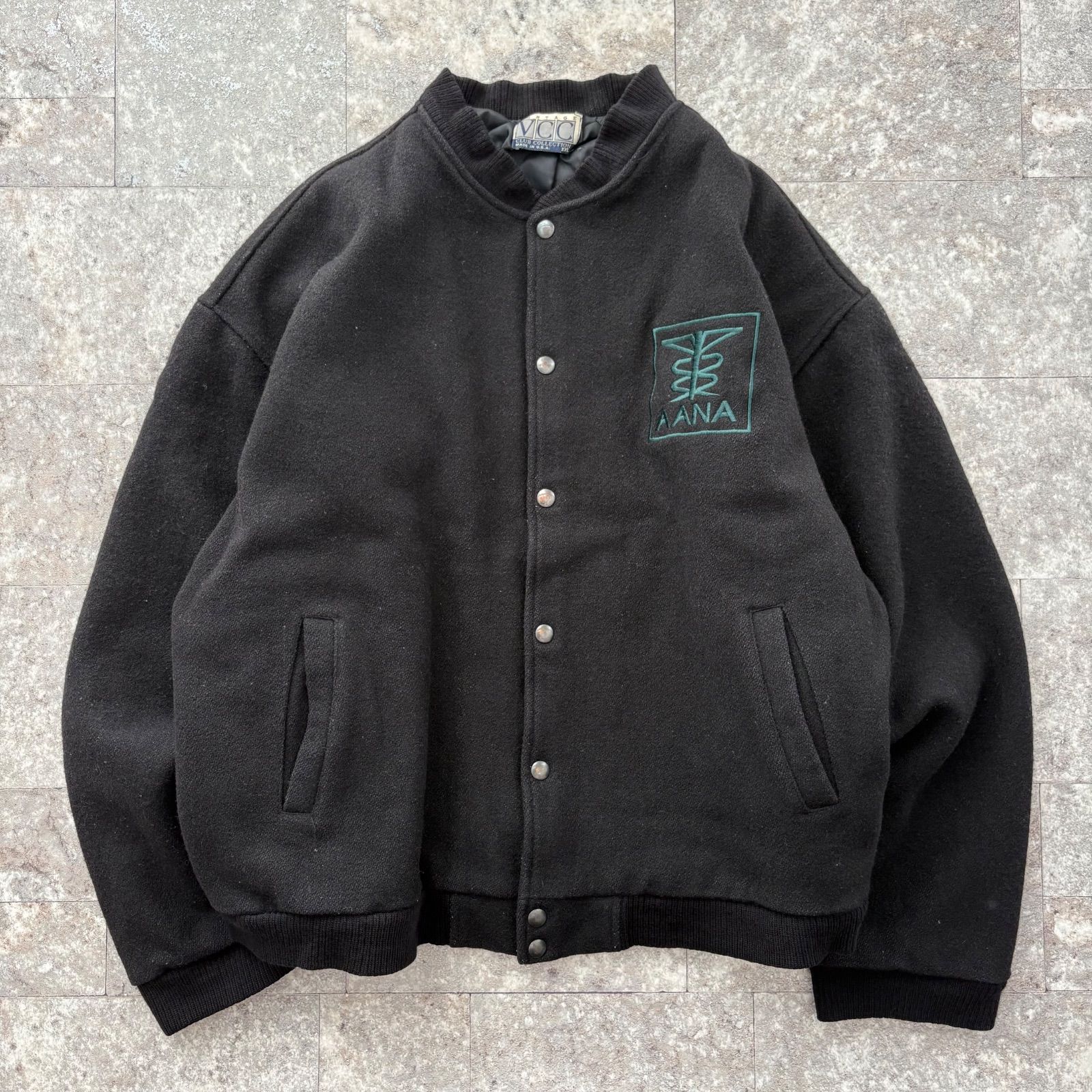 古着 90's VANTAGE CLUB COLLECTION 【USA製】 スタジャン アワード