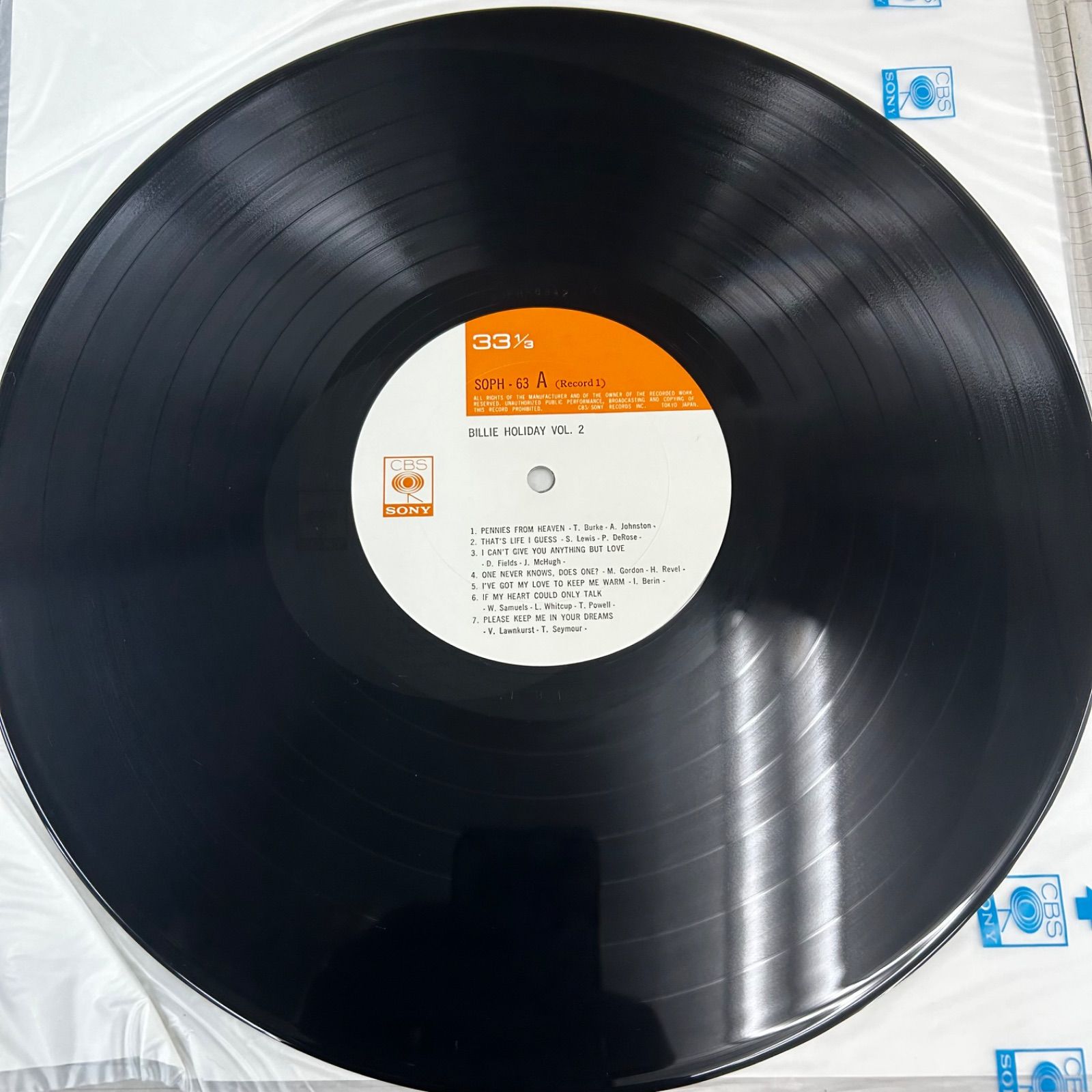  |解説書付 ビリー ホリデイ レコード セット Vol.1〜5 CBSソニー 洋楽 レコード