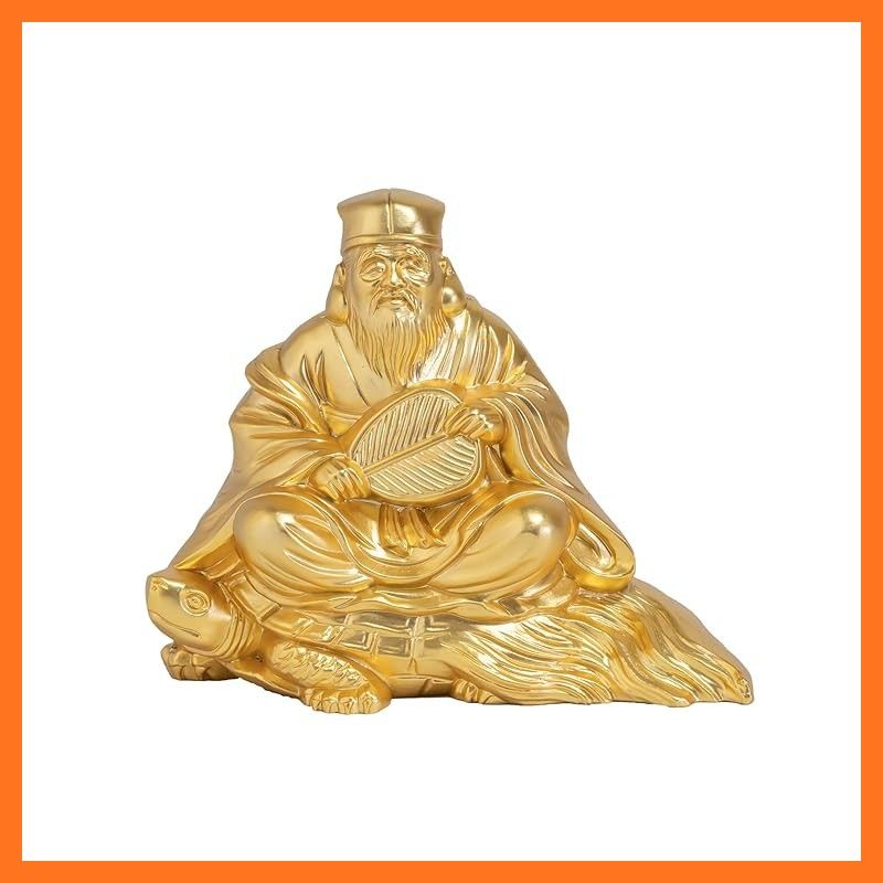 新品】 開運七福神 寿老人 （金メッキ/24金）仏師：牧田秀雲 原型＿