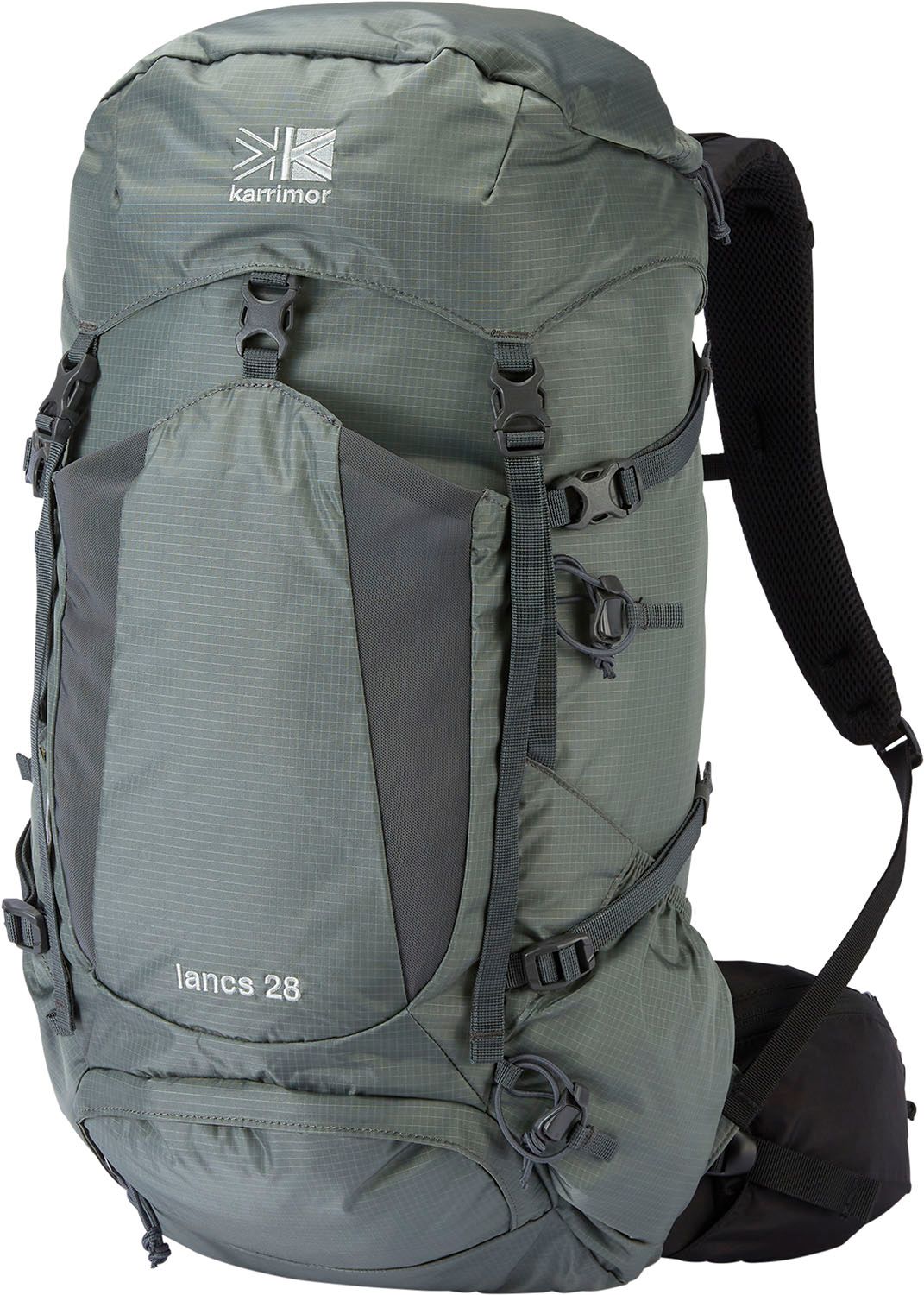 カリマー アウトドア ランクス lancs 28 メンズ レディース トレッキング ハイキング バックパック リュックサック 旅行 トラベル 登山 キャンプ リュック 通学 通勤 501172 1200 CHARCOAL