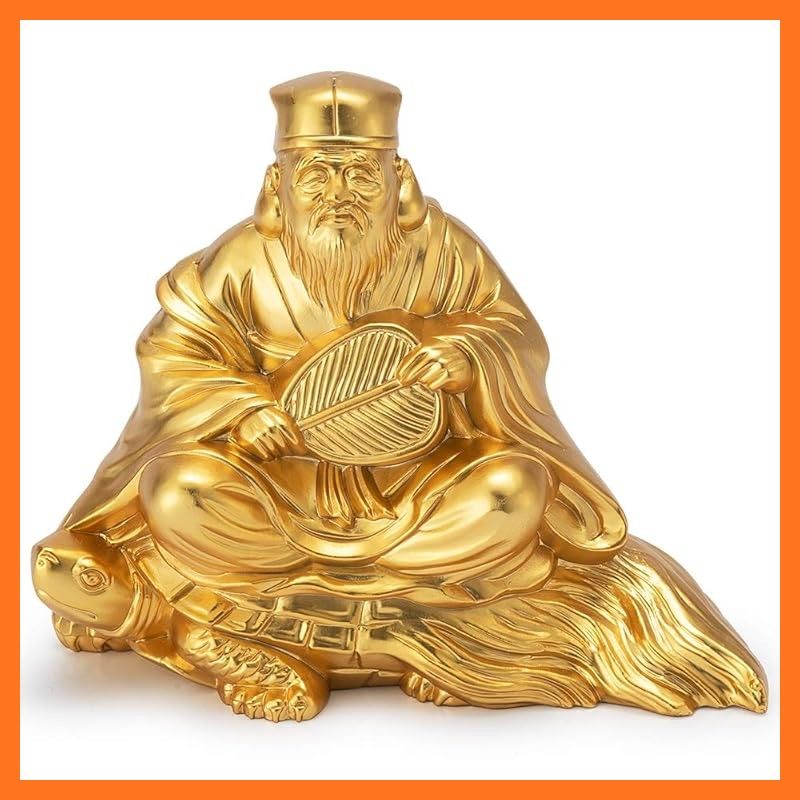 【新品】 仏壇屋 滝田商店 仏像 開運招福七福神・寿老人 (高さ6.7cm×巾8.3cm)【牧田秀雲作】◆厄商売繁盛・無病息災・福徳・福運・厄除け【滝田商店発行 証明書付】 1