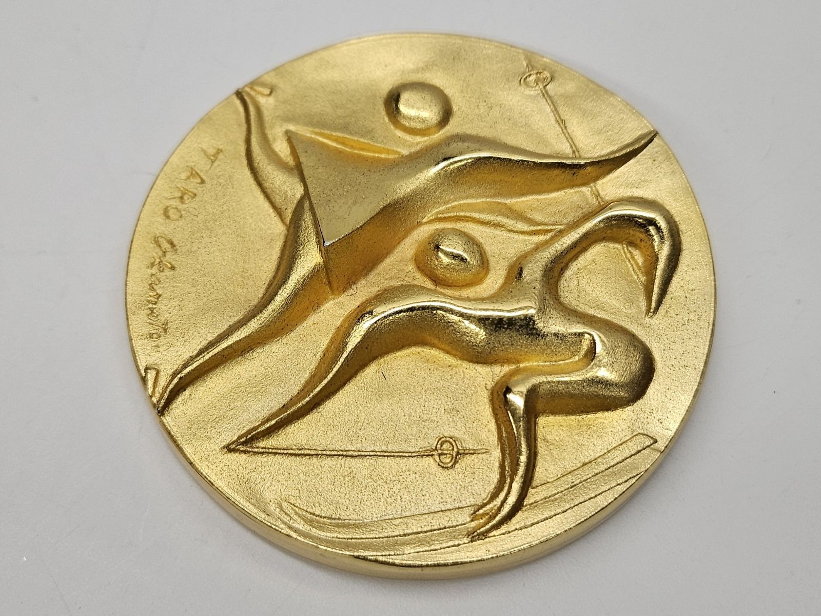 1972年 札幌オリンピック ポンパ購入記念 岡本太郎 記念メダル ケース