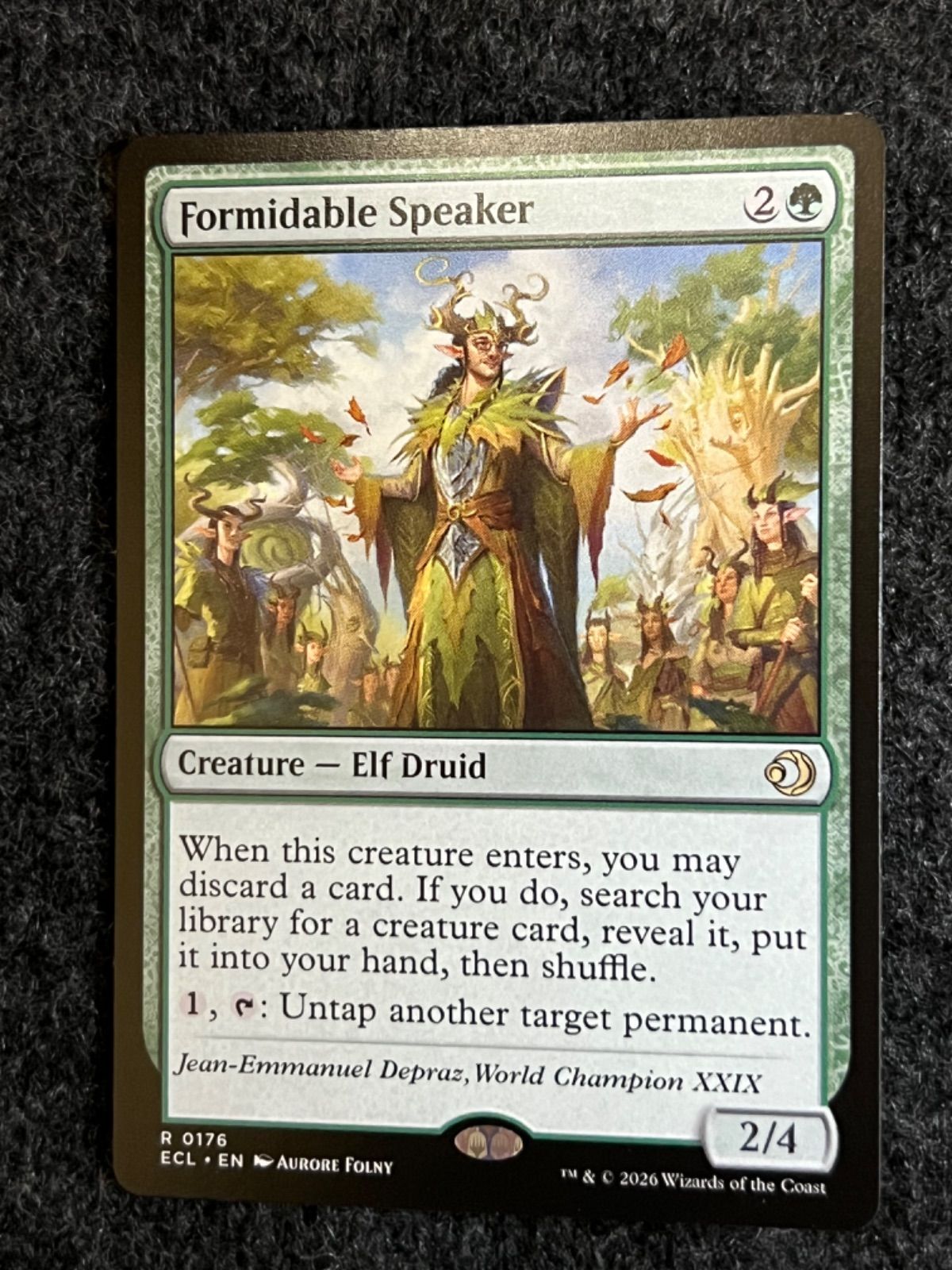 並外れた語り部/Formidable Speaker 拡張アート英語版1枚 - メルカリ