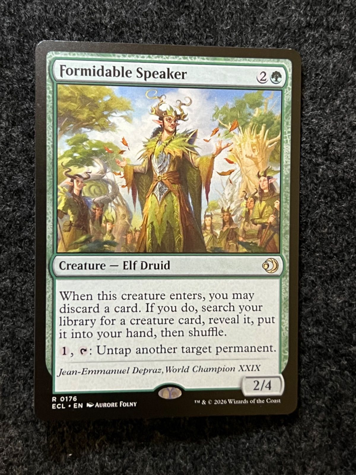 並外れた語り部/Formidable Speaker 拡張アート英語版1枚 - メルカリ