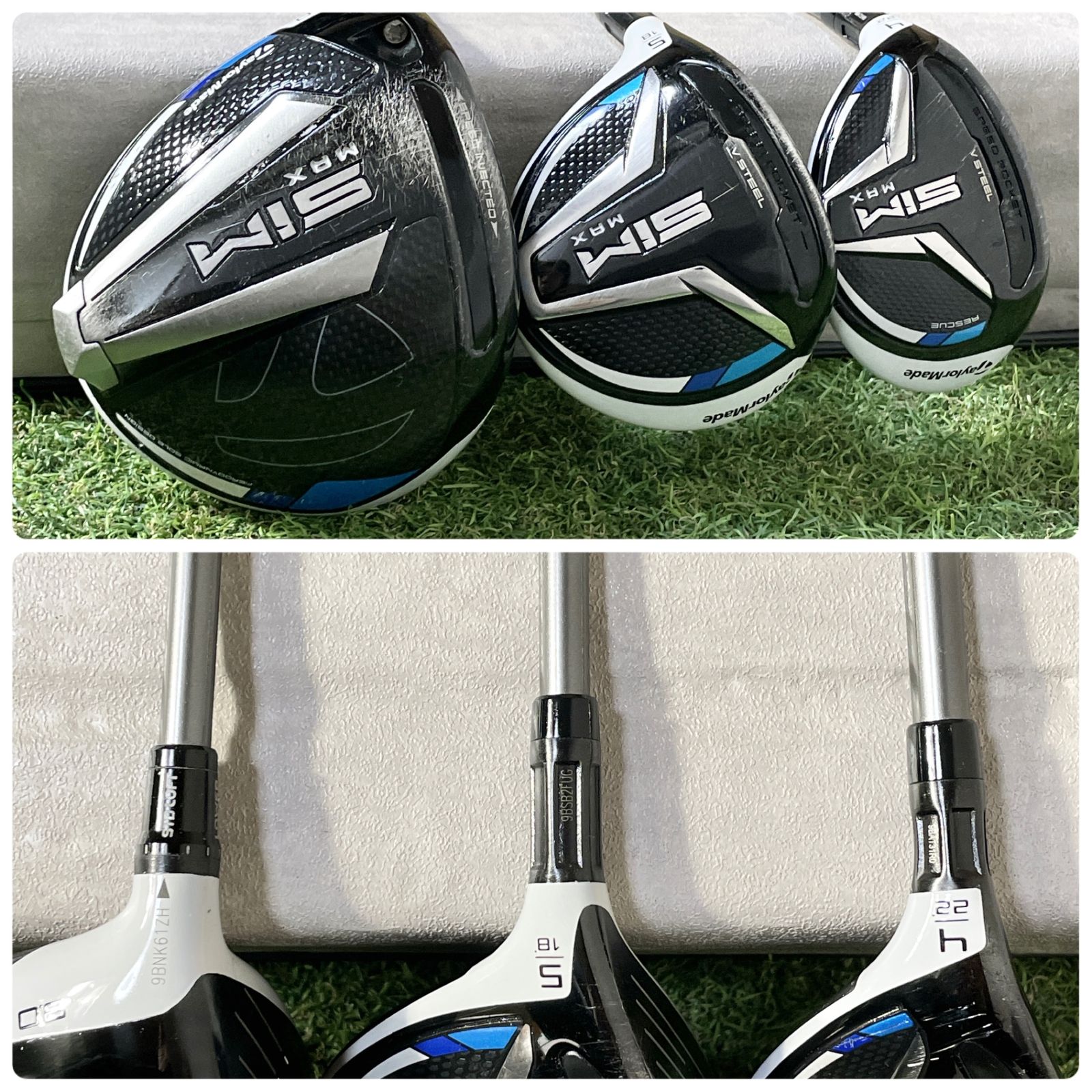 貴重なレフティ】TaylorMade SIMMAX ゴルフクラブセット 11本 S メンズ 