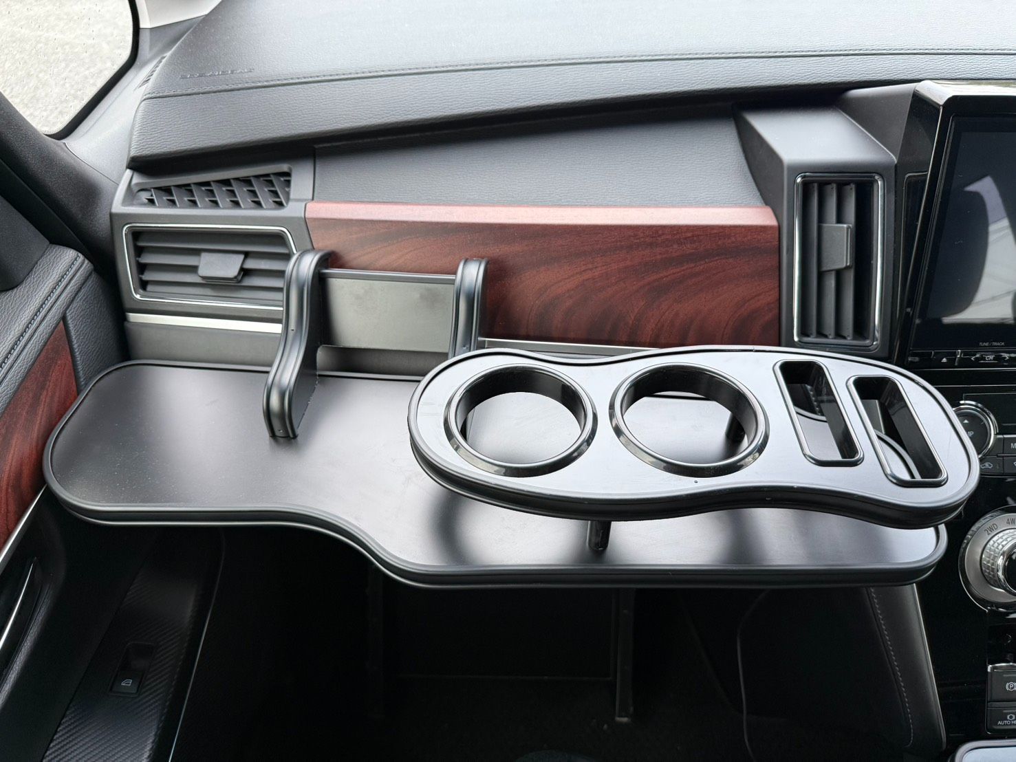 自動車 MC前 デリカ フロンテーブルマット カップホルダー コースター