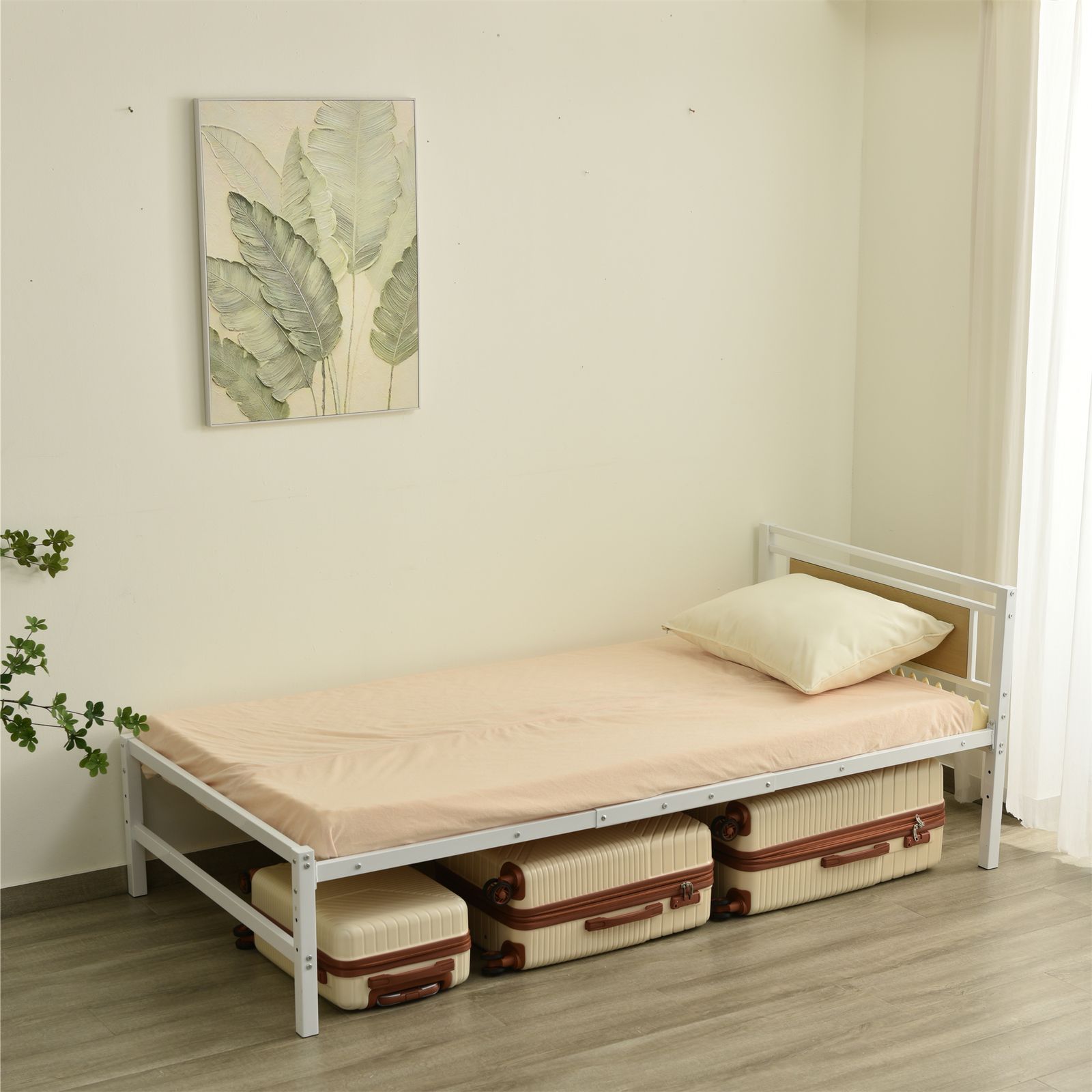 数量限定セール」 【新作】【ホワイト】パイプベッド シングル ベッド