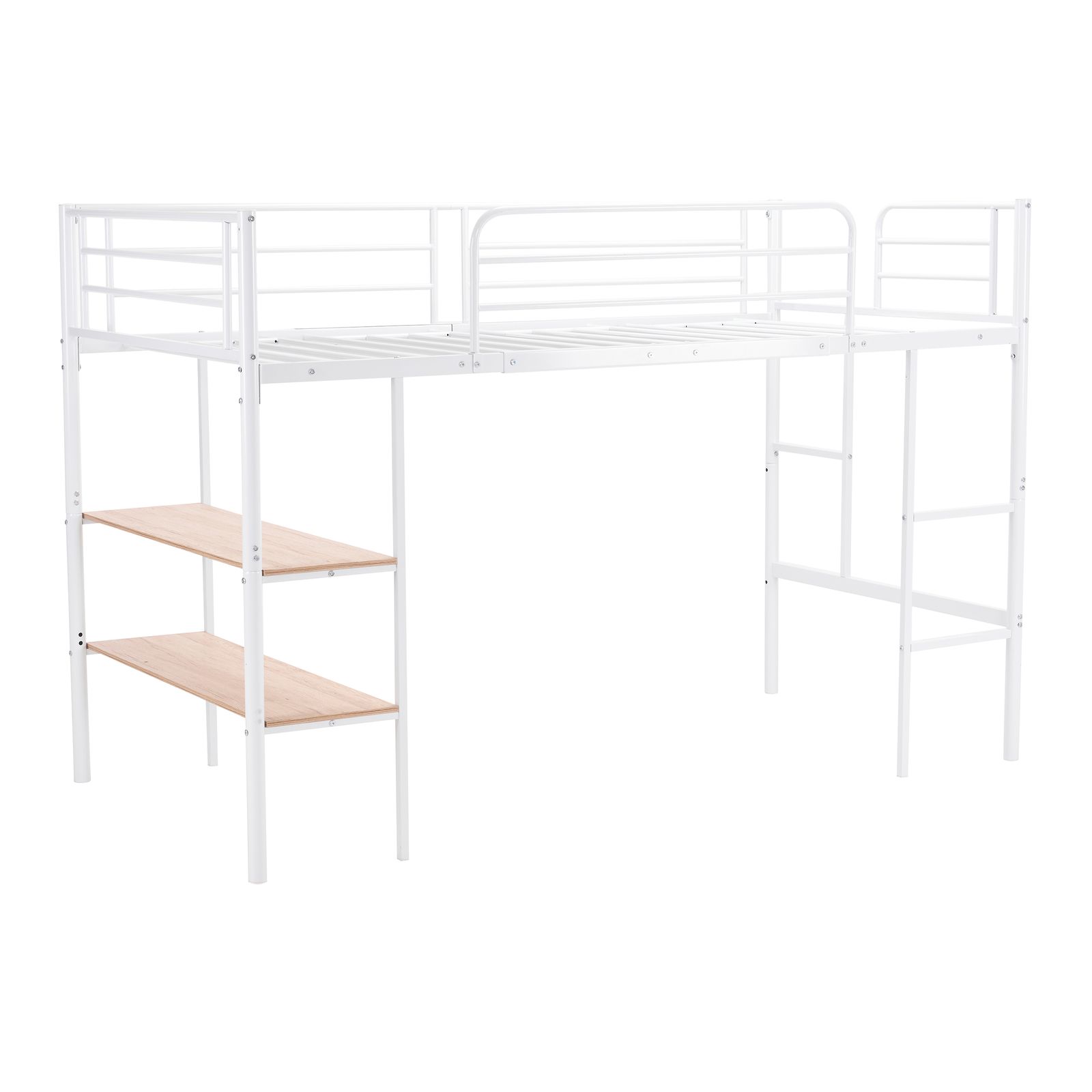 数量限定セール」 【新品】 ホワイト ロフトベッド パイプベッド