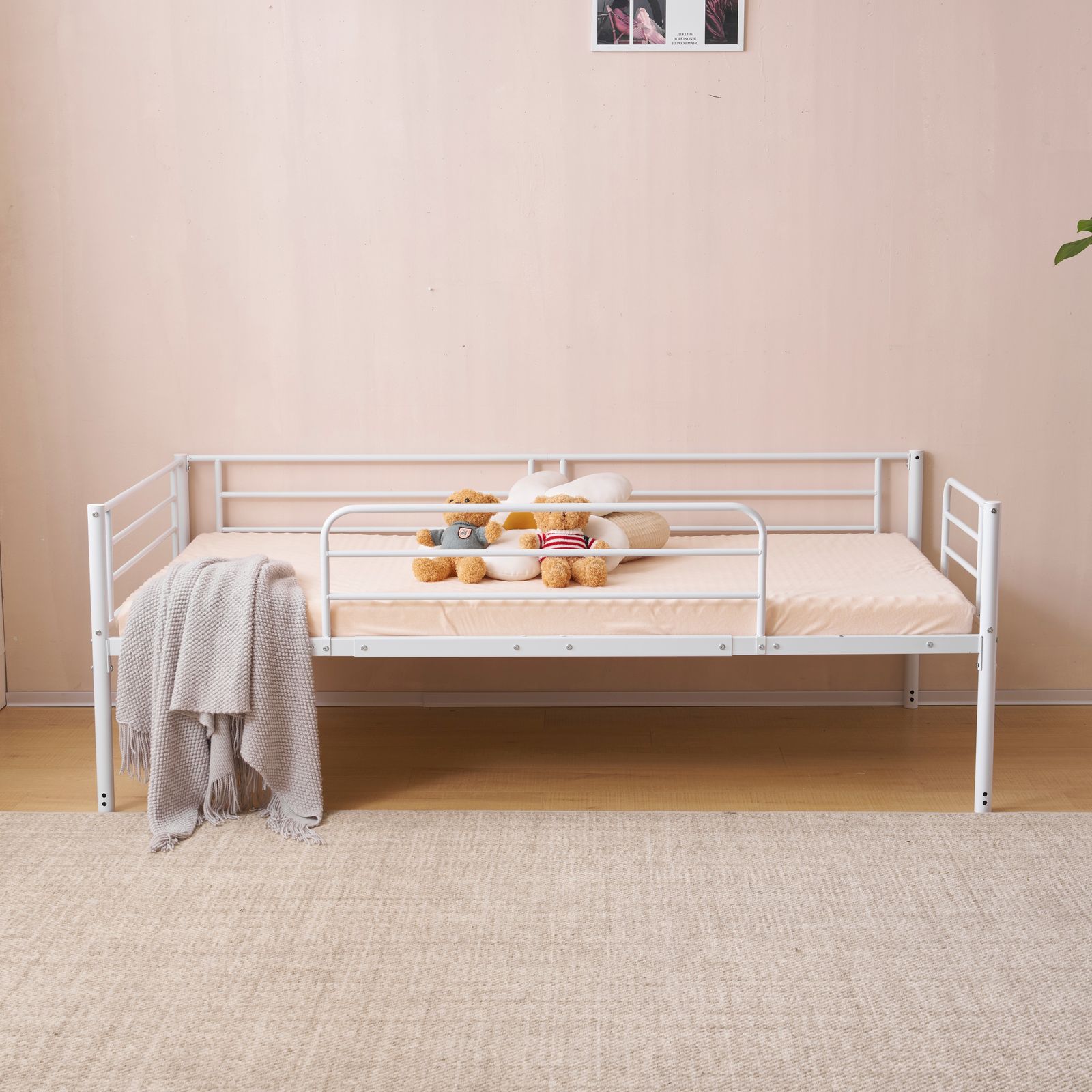 シングルベッド 収納棚付く