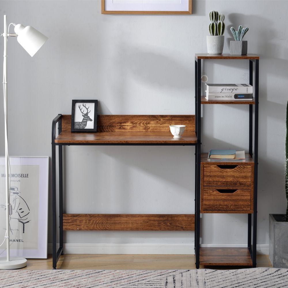 数量限定セール」 【人気商品】【ダークブラウン】 パソコンデスク