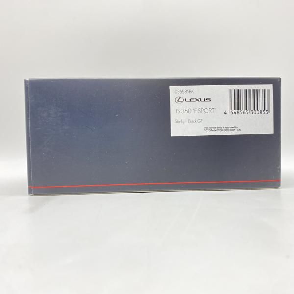 開封 １ ４３ 京商 レクサス ＩＳ ３５０ Ｆ スポーツ スターライトブラックガラスフレーク 24