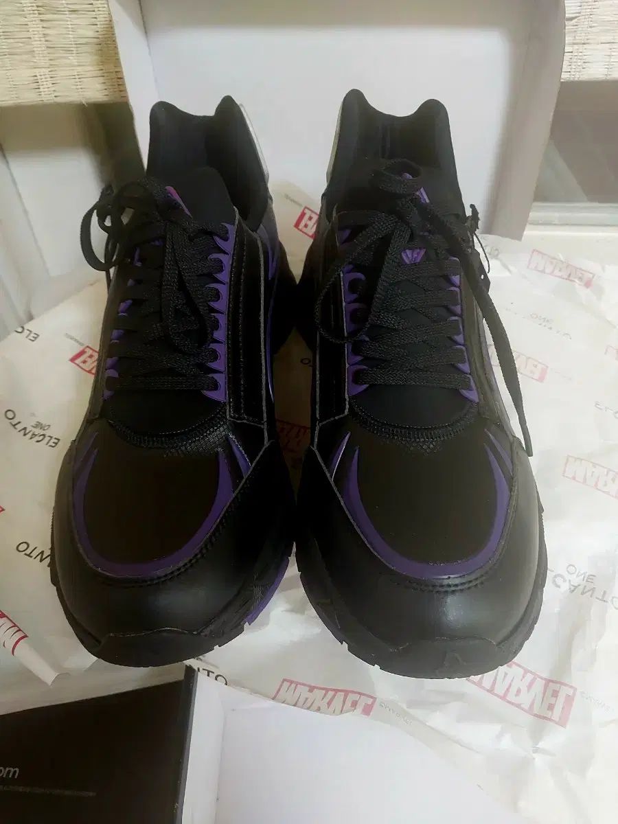 ELCANTO ブラック|PURPLE パープル スニーカー