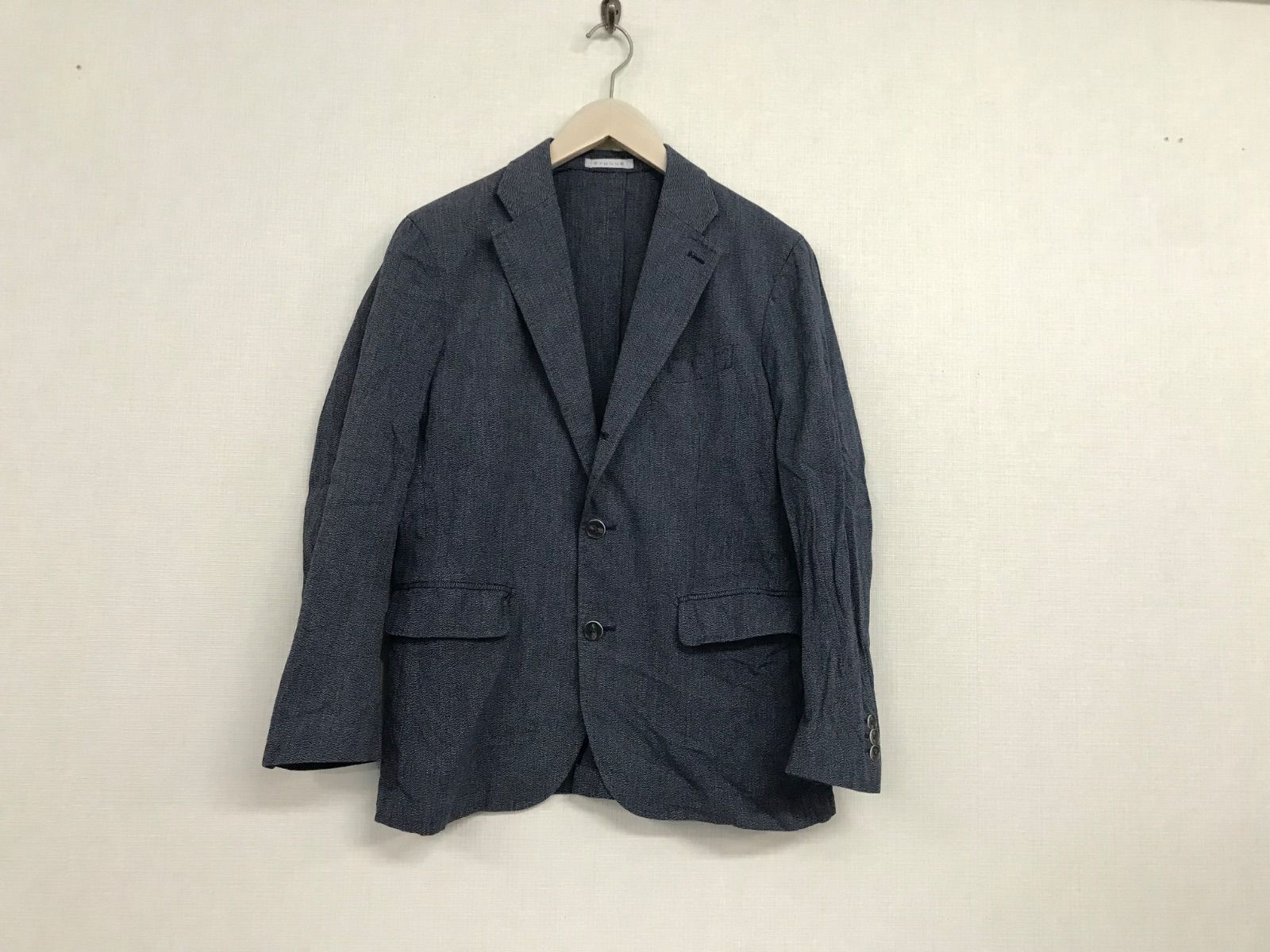 本物エトネETONNEコットン柄テーラードジャケット長袖サーフアメカジ