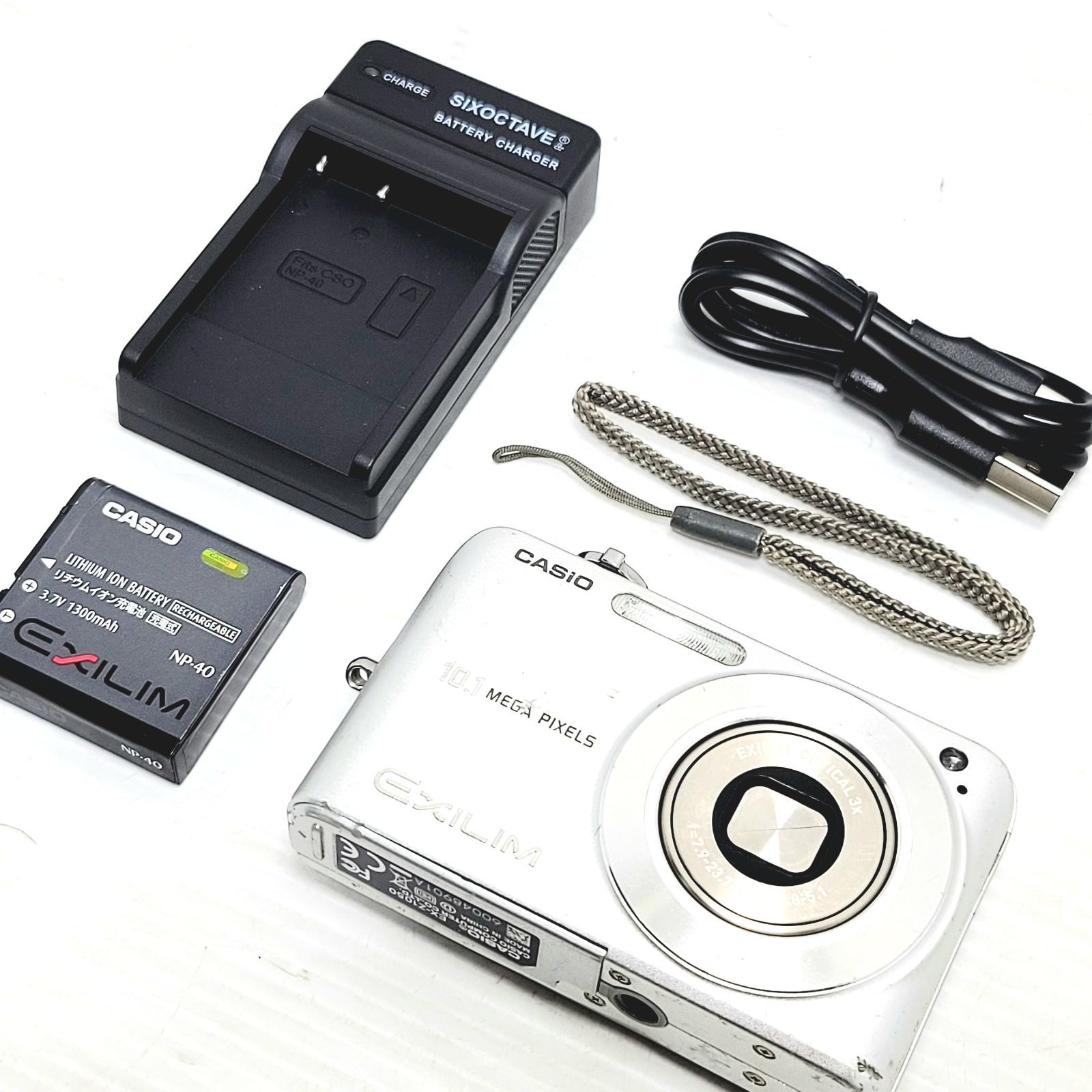 正常動作品】Casio Exilim EX-Z1050 シルバー - メルカリ