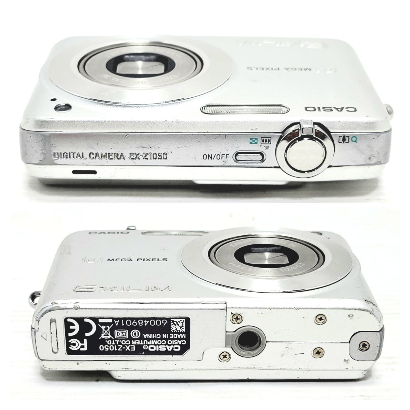 正常動作品】Casio Exilim EX-Z1050 シルバー - メルカリ