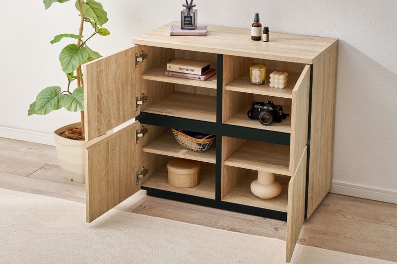  キャビネット ナチュラル RCC 1496NA 幅190cmソファ 2人掛け 3人掛けソファ ソファ ソファベッド