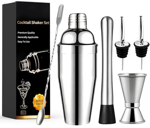 カクテルシェイカー 6点セット カクテル セット 道具 550ml カクテル