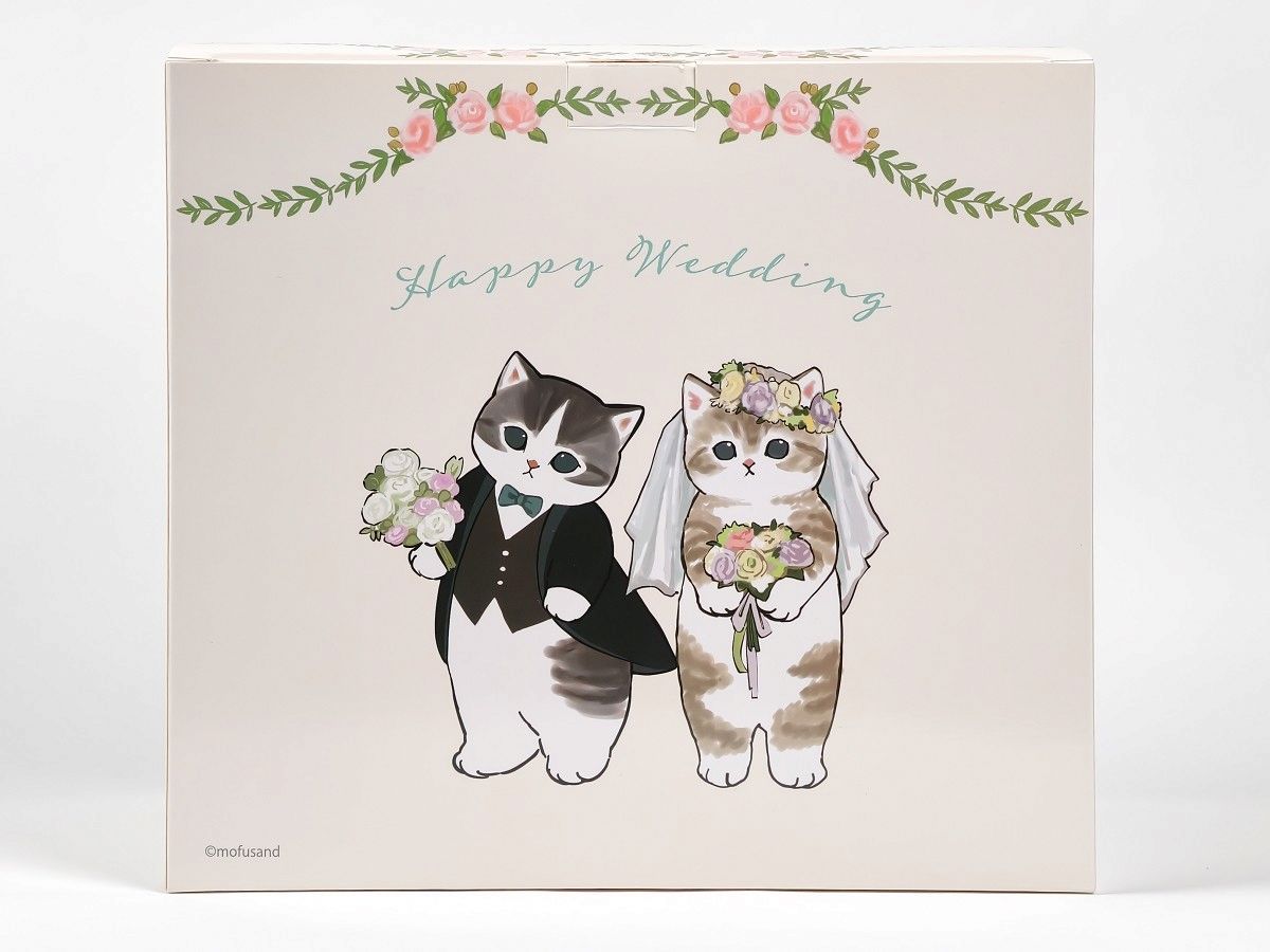 mofusand 花嫁にゃん＆花婿にゃん にゃんこのウエディングペアぬいぐるみ